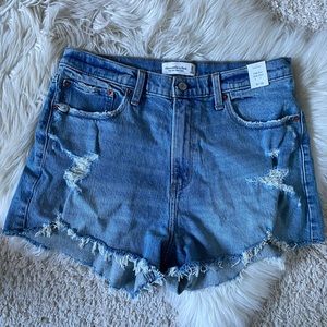 A&F Curve Love Short in Medium Blue